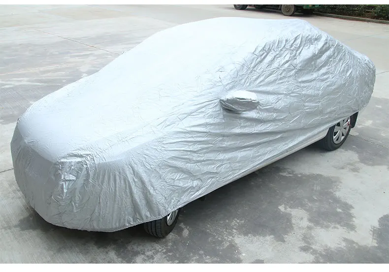 Высококачественные двухсторонние серебряные автомобильные чехлы T170