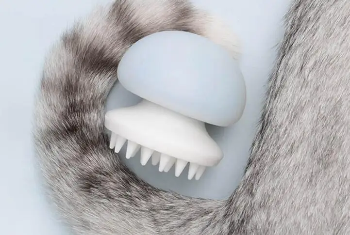 Xiaomi Youpin Медуза Pet Массажная расческа отрицательных ионов Антистатическая Массажная Расческа для кошки Влажная и сухая