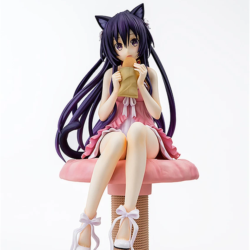 Haocaitoy фигурка игрушки Yatogami tohka date a live аниме Necomimi фигурки куклы ПВХ модель для