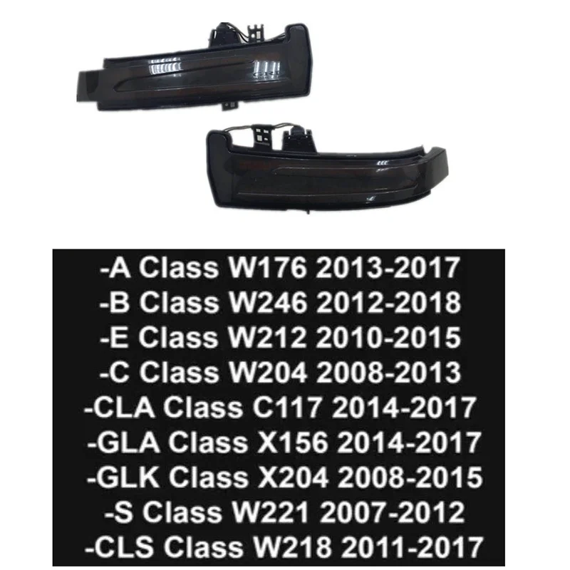 Динамический указатель поворота подходит для Mercedes Benz CLA GLA GLK CLS Class C117 X156 X204 W218