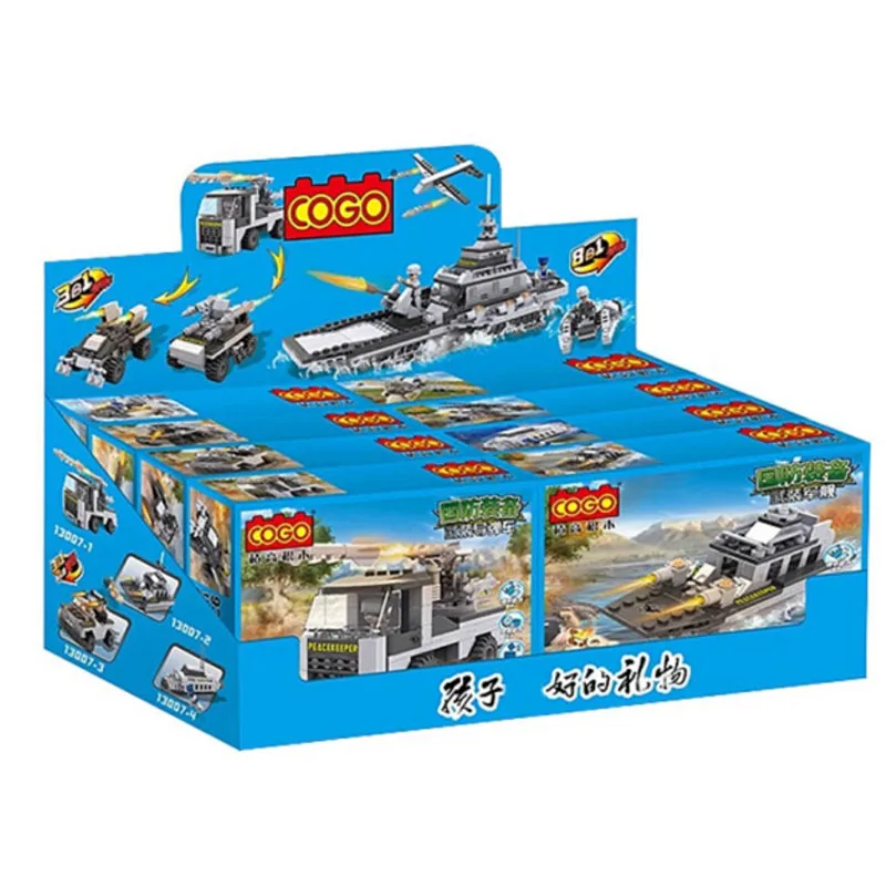 Блоки корабль 8 в 1 строительные блоки Совместимые Legoe город пластиковые