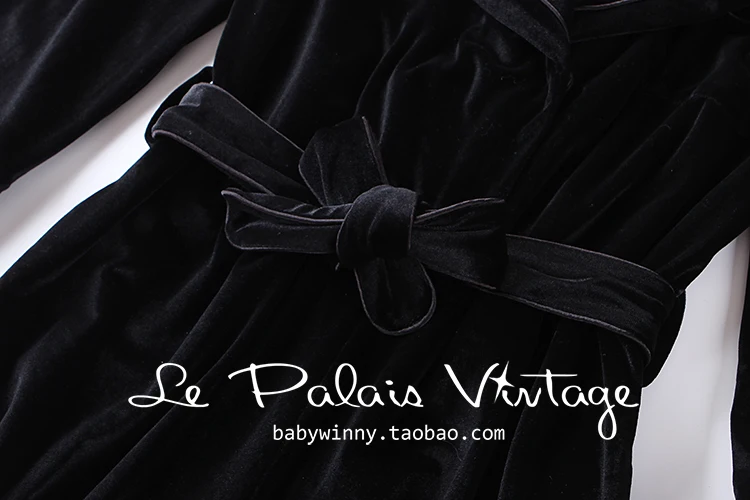 Женский винтажный черный вельветовый Облегающий комбинезон с длинным рукавом 50