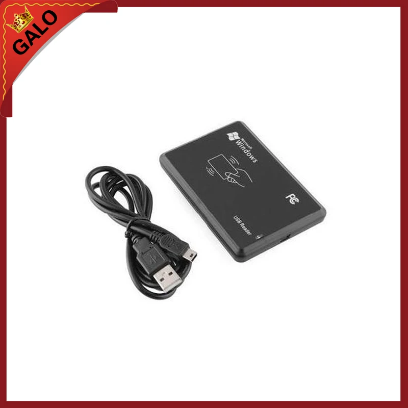 Черный USB RFID Бесконтактный датчик Smart ID EM4001 125 кГц кардридер TK4100|Оборудование для
