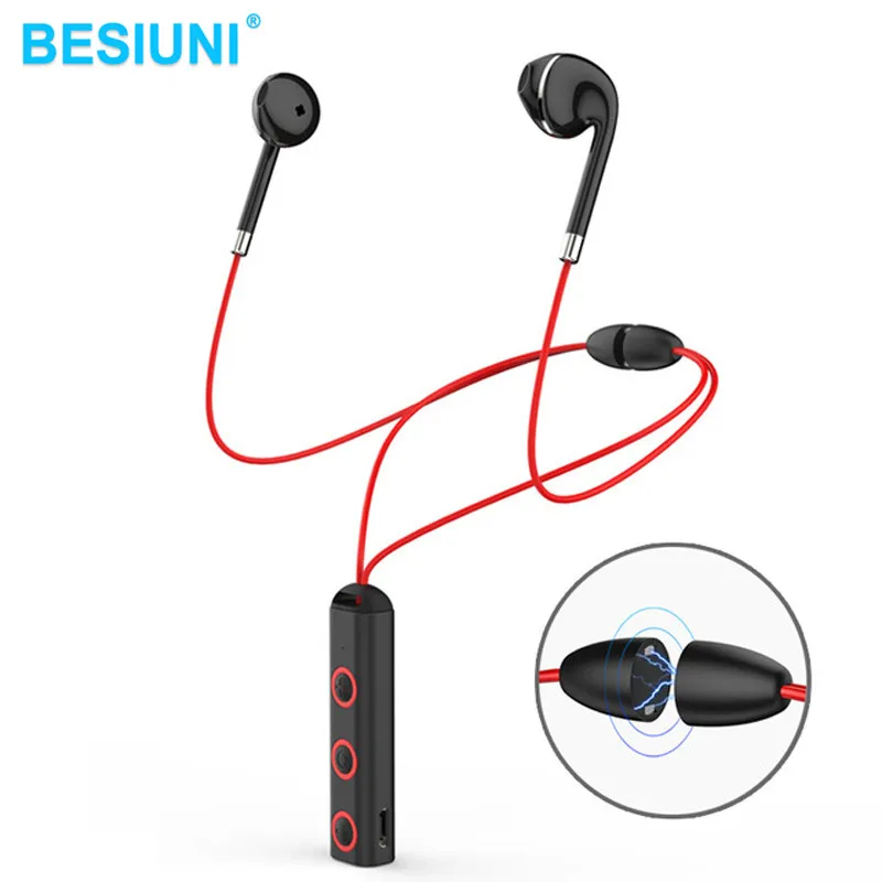 Bluetooth наушники вкладыши беспроводные наушники магнитные спортивные наушники с микрофоном мобильные Bluetooth наушники-вкладыши для Xiaomi