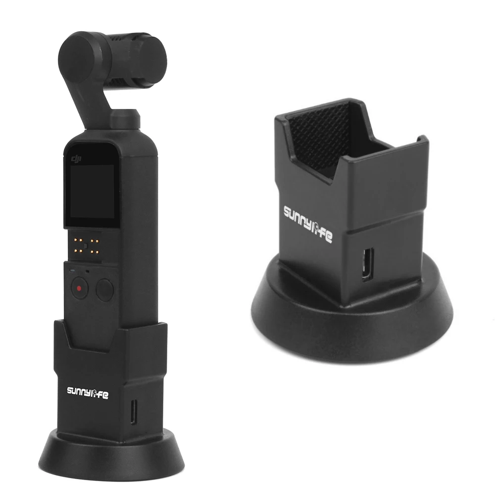 Держатель для зарядного устройства DJI Osmo Pocket Charger Type C Black Stand 1/4 Резьбовое
