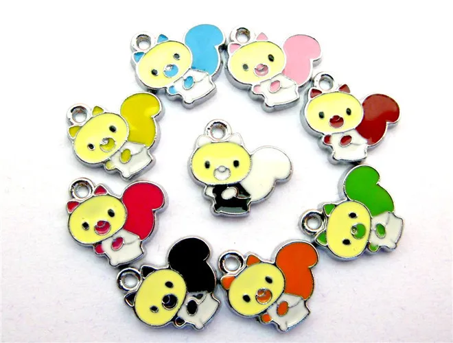 100 шт/Партия Красочные белки подвески своими руками сборный ювелирные изделия