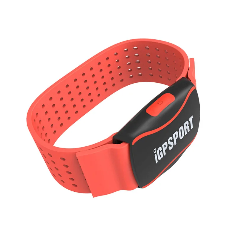 Красный IGPSPORT велосипедный монитор сердечного ритма HR 60 ANT+ BLE подключение велосипедный компьютер смартфон IPX7 перезаряжаемый спортивный датчик оборудование - Цвет: Красный
