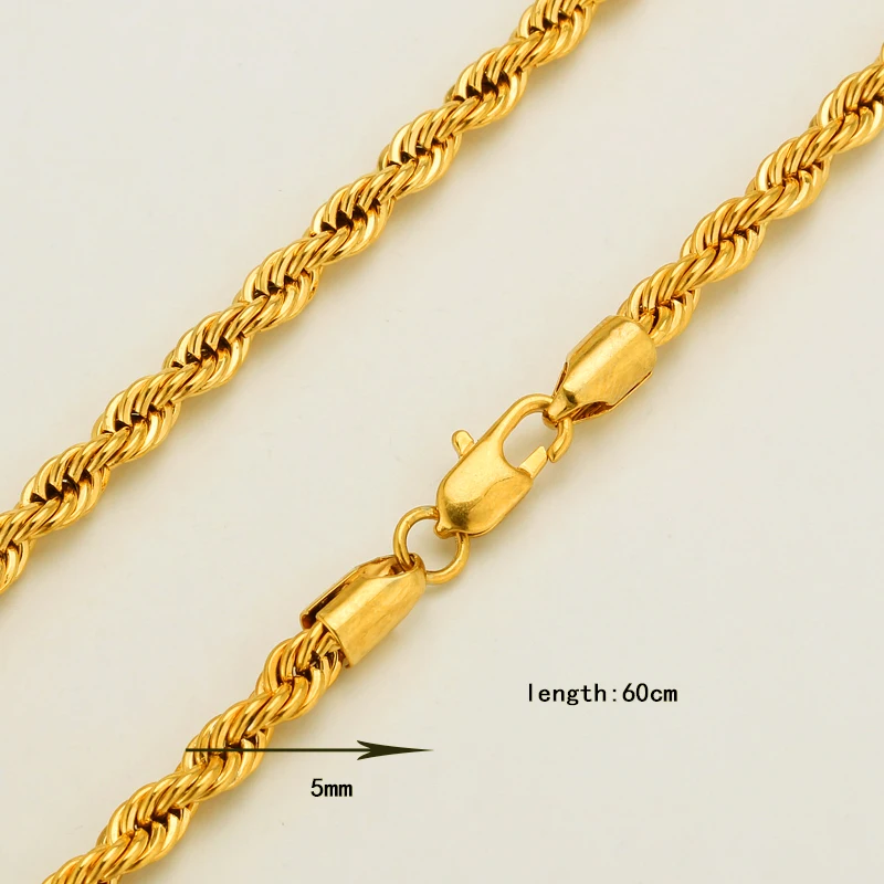 Ожерелье унисекс золотистого цвета 60 см в африканском стиле | Украшения и