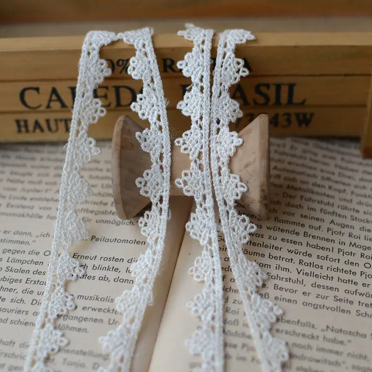 Аксессуары сделай сам бежевое кружево растворимое Кукольное | Дом и сад