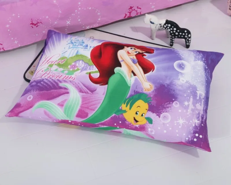 Disney мультфильм принцесса дети обувь для девочек розовый постельное белье набор пододеяльников пуховых одеял кровать простыни наволочки Твин х
