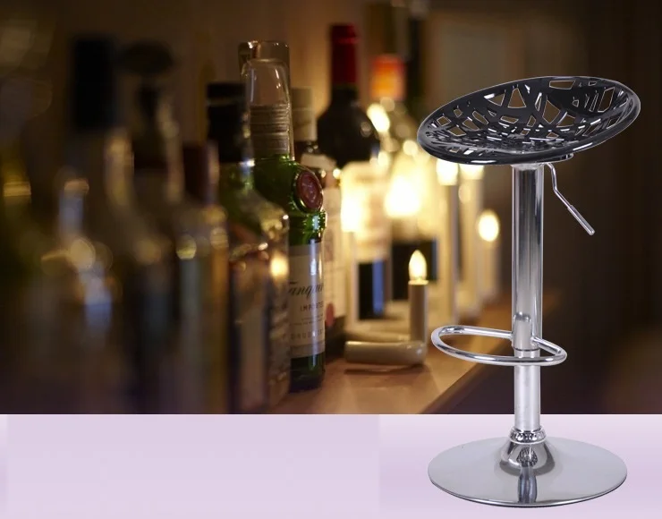 Черный кафе подъема стул кофе чайный домик вращения кресла Бесплатная доставка