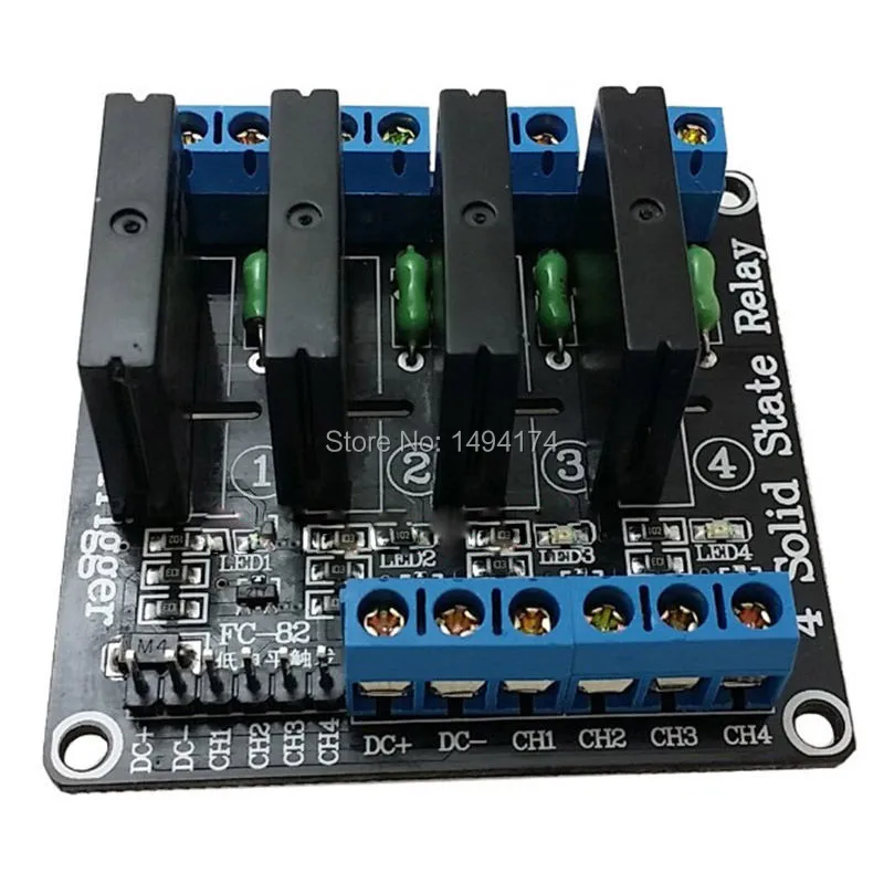 WQScosea Q8S 99 DC 5V 4 канальный высокоуровневый триггер сигнала SSD G3MB 202P твердотельный