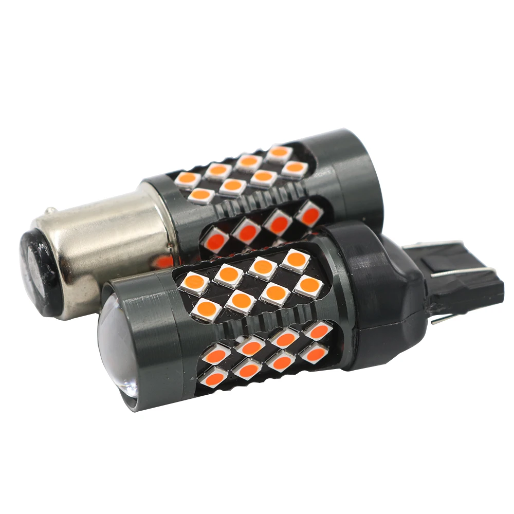 YSY 2 шт. Светодиодные Автомобильные 1157 bay15d 508 T20 7443 w21/5 Вт 3030 36smd красный DRL задний