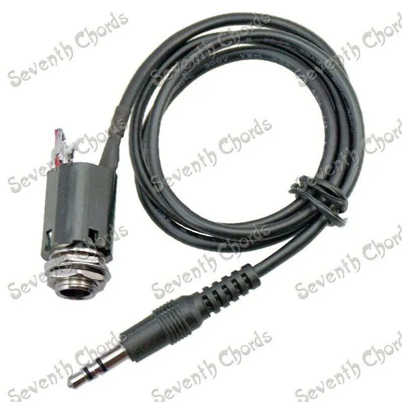 Сменный кабель для акустической гитары разъем 3 5 мм и выход 6 35 мм|acoustic guitar piezo|guitar