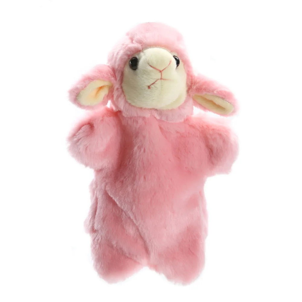 Плюшевые животные детские куклы для рук детство мягкая игрушка в форме овцы