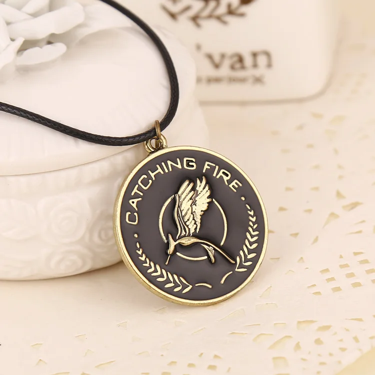 Ожерелье для Голодных игр подвеска с логотипом птицы орла животного