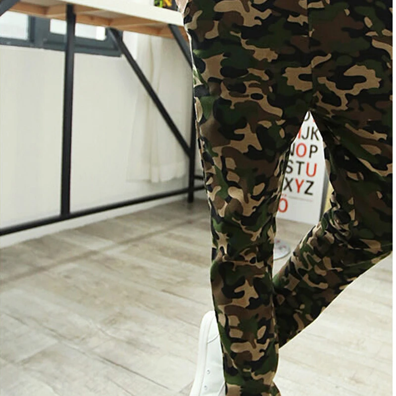 Мужские Повседневные Брюки Army Green Военные Бегунов Камуфляж Сжатия Одежды