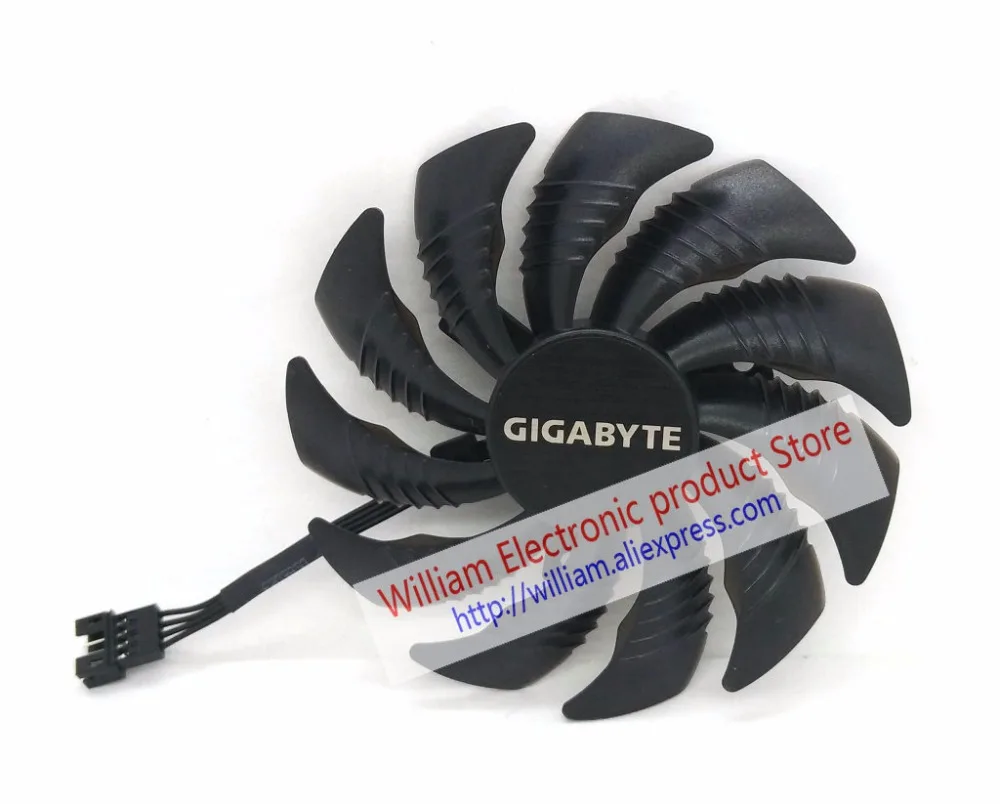 Новый оригинальный охлаждающий вентилятор для видеокарты Gigabyte GTX 1070 1060 WINDFORCE OC 8G