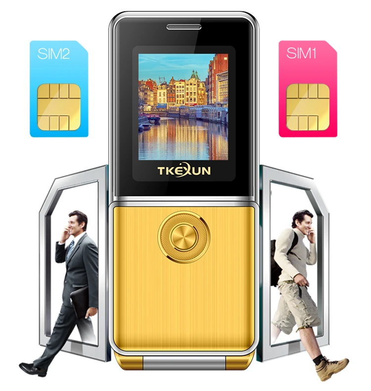 TKEXUN G6000 мобильный телефон с откидной крышкой, 1,8 дюймов, две sim-карты, четыре диапазона, GSM фонарик, SOS, быстрый набор, большая русская клавиатура, сотовые телефоны