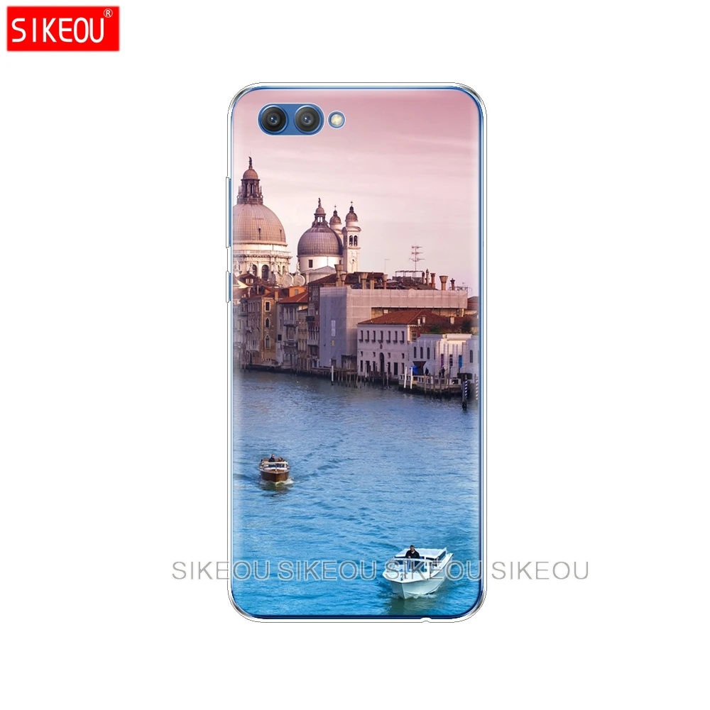 Силиконовый чехол для телефона Huawei Honor 10 V10 3c 4C 5c 5x 4A 6A 6C pro 6X 7X 6 7 8 9 LITE Италия Венеция