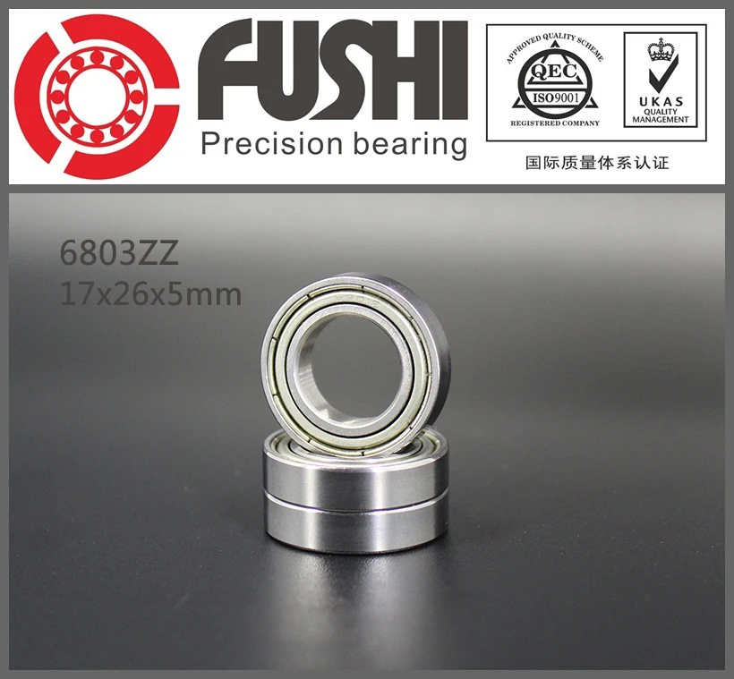 6801ZZ подшипник ABEC-5(10 шт.) 12*21*5 микрометр тонкий раздел 6801Z шарикоподшипники 6801 ZZ 61801