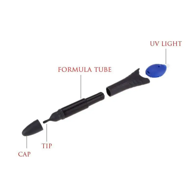 Fix ручка сварка 5 секунд Быстрое исправление UV светильник ремонта набор