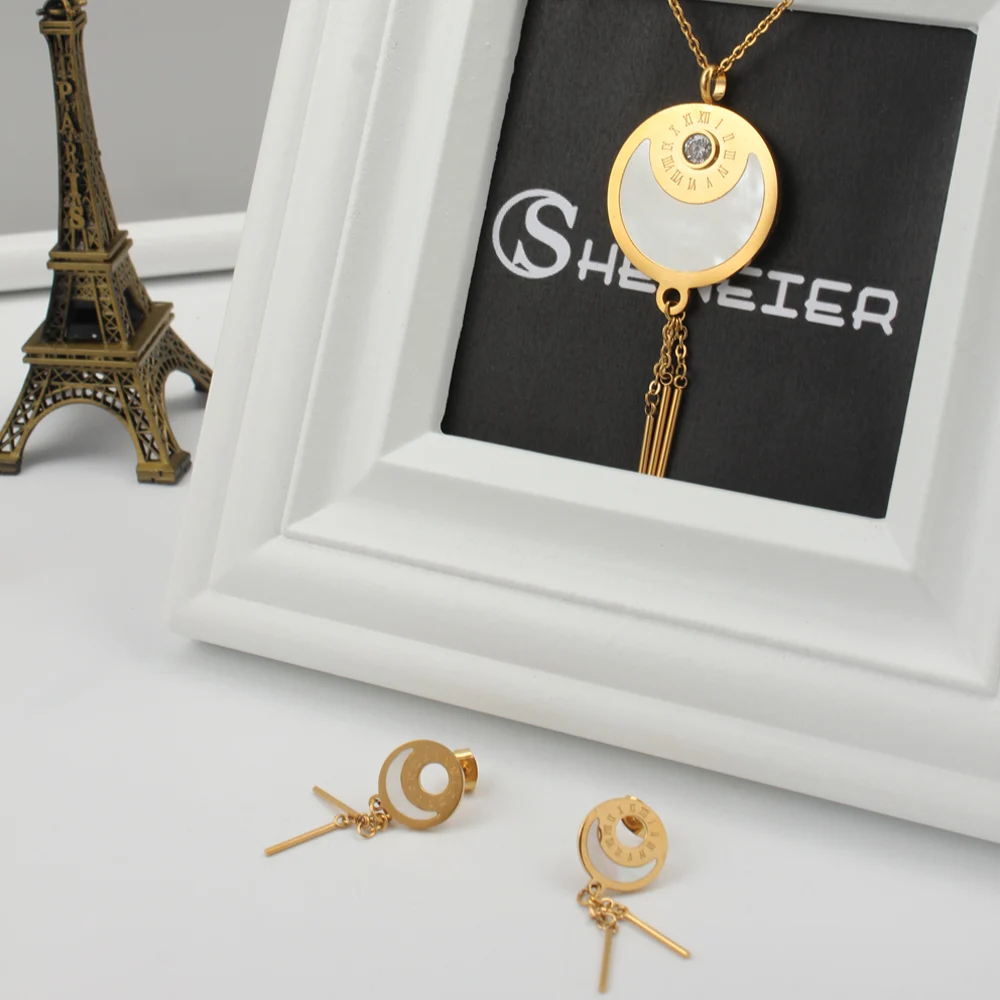 Fulaijewelry Модные украшения Наборы для ухода за кожей Нержавеющая сталь Циркон