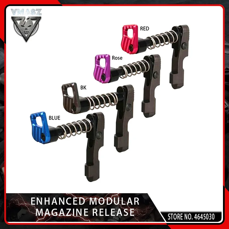 VMASZ NEW CNC Machine Double Side (left &amp Right Hand) Magazine Release Catch for M4/M16 Series AEG Paintball Accessory | Спорт и