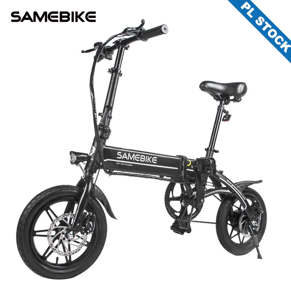 [PL шток] Samebike YINYU14 Умный складной электрический велосипед 8Ah ebike 250 Вт 25 км/ч 35 км