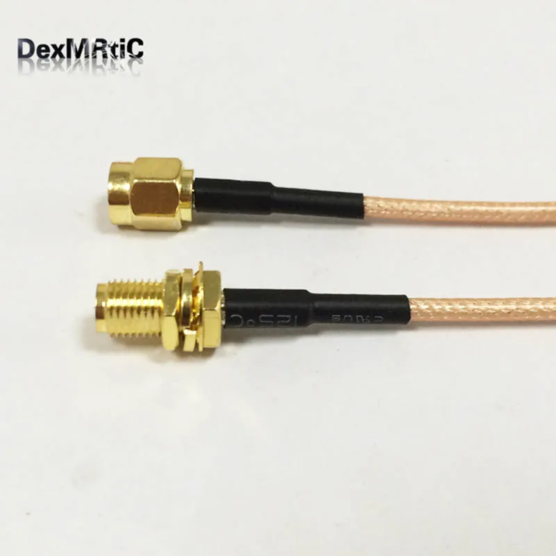 RF RP-SMA мужской переключатель RP-SMA женский косичка кабель RG316 15 см для беспроводного маршрутизатора