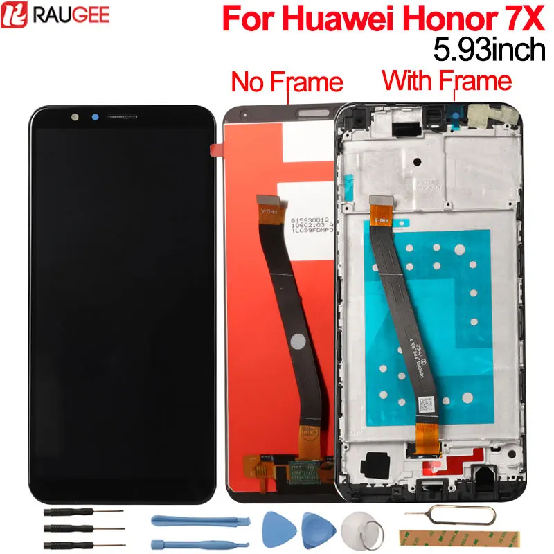 Для Huawei Honor 7X ЖК дисплей + сенсорный экран рамка 100% новый дигитайзер стеклянная