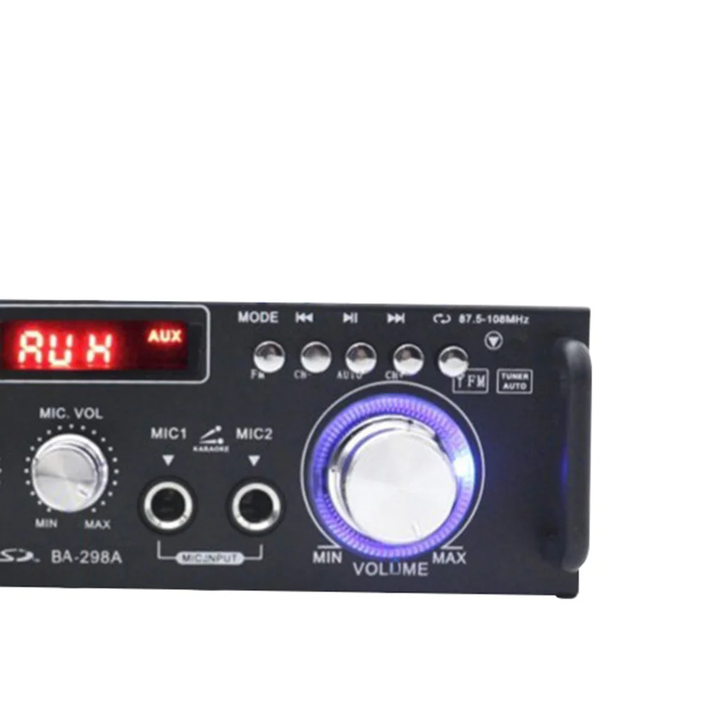 600 Вт DC12V AC220V автомобильный усилитель мини HiFi стерео аудио мощности с цифровым