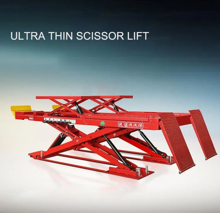 4T Ультра тонкая ножничная высота подъема 420 мм|scissor lift|liftheight |
