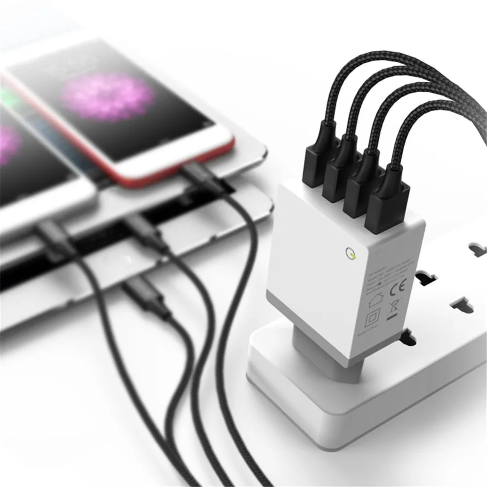 Быстрая зарядка 4 0 USB зарядное устройство Универсальный порта быстрой зарядки ЕС