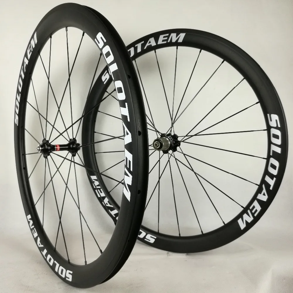 

Any brand 45mm Tubualr carbon wheels 700C road bike full carbon wheelset 45mm bicycle wheels