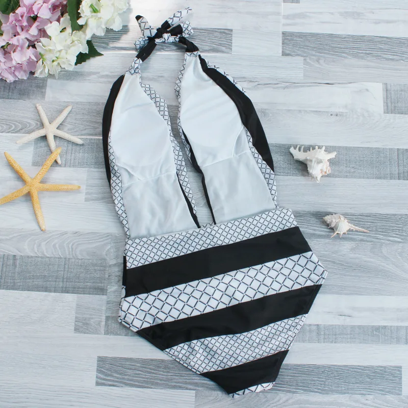 Внешняя торговля оригинальный однотонный купальник 2017 женские цельные костюмы