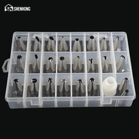 shenhong 24pcs icing piping tips and 1 coupler cake decorating nozzles tools stainless steel diy bakeware pastry