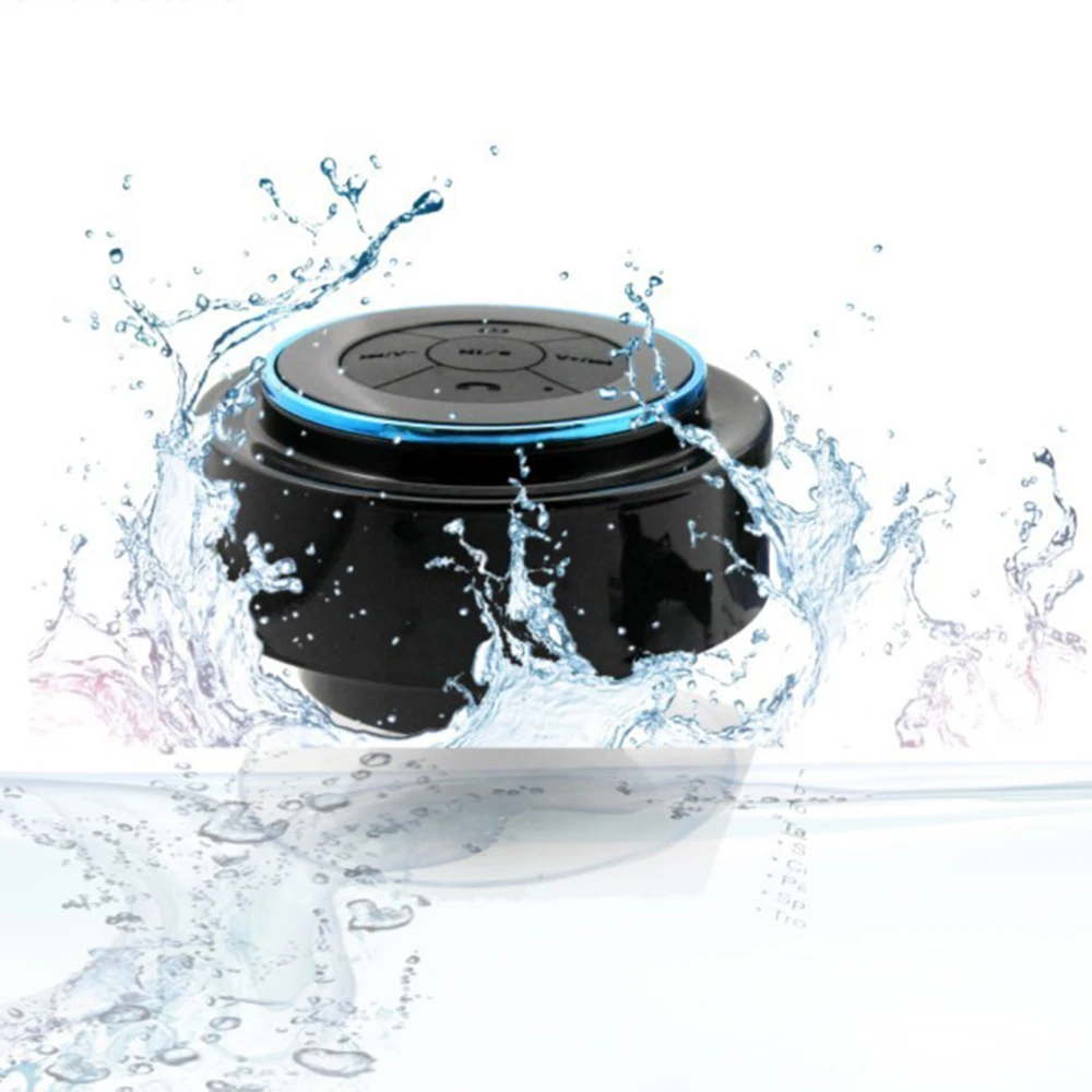 Новый Bluetooth Душ USB динамик беспроводной водонепроницаемый с FM радио встроенный