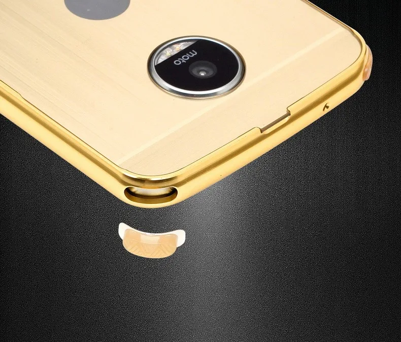 Для Motorola MOTO Z Play XT1635 Z3 играть Z2 силы PC задняя крышка Z2 играть покрытие металла бампера 2 В 1 двойной защитный бант