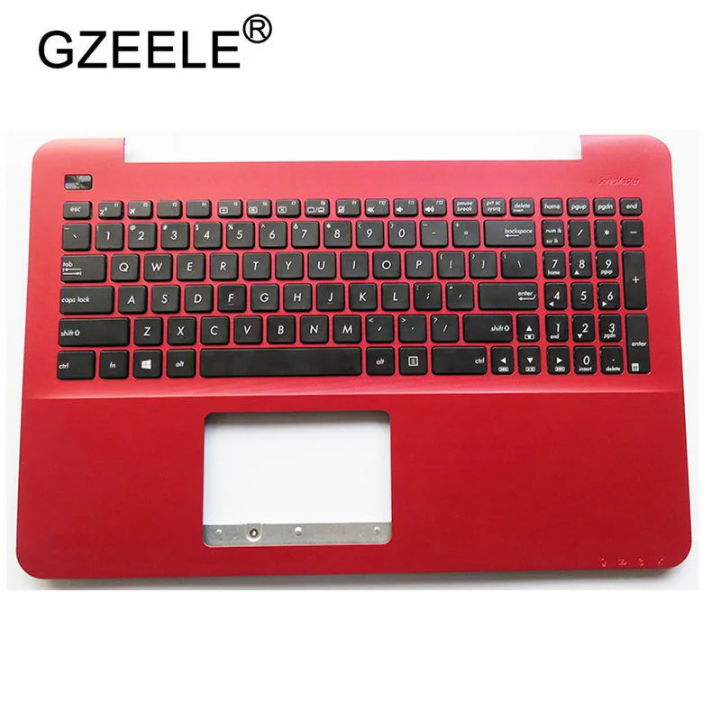 США клавиатура Упор для рук верхние чехол для ASUS K555 A555 X555 K555L A555L X555L W519L Y583L - Цвет: RED