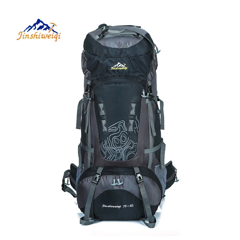 80L рюкзак унисекс для путешествий альпинизма водонепроницаемый нейлоновая сумка