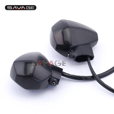 Dark Grey Передний указатель поворота светильник для SUZUKI DL 650 Vstrom 04-11, DL 1000 Vstrom 06-12 Аксессуары для мотоциклов мигалки лампы - Цвет: Dark Grey