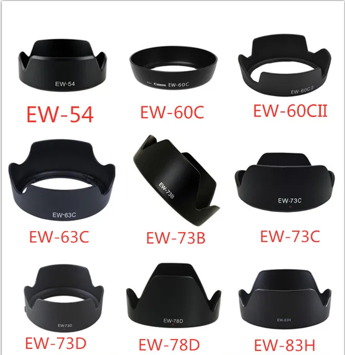 1 шт. бленда объектива используется для EW 54 60C ew 63c 73c 78D 73d Canon Аксессуары
