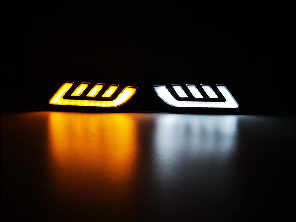 Дневные ходовые огни DRL светодиодный ка светодиодная лампа с указателем поворота