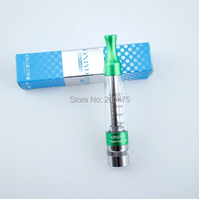 High Quality Atomzier ONIYO Vape tank 2.0 airflow control dual coil 1.6ml Oniyo vapetank fit for 510 thread (2.0 ohm) | Электроника