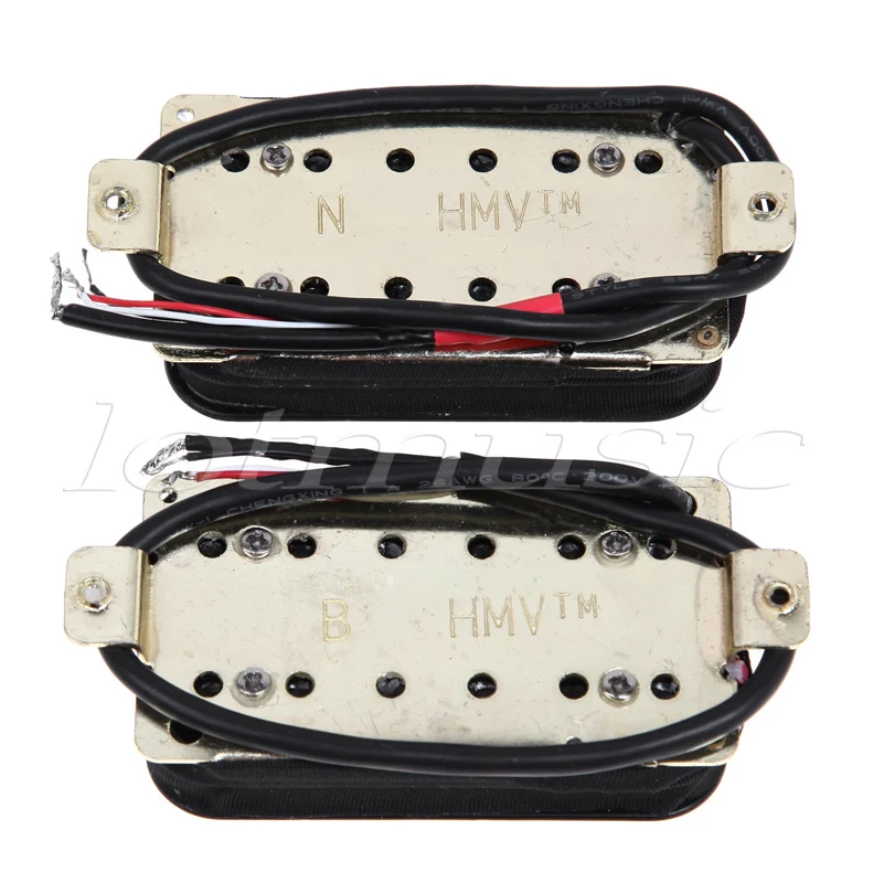 Мост шеи гитара Humbucker пикап комплект захватчик стиль черный|invaders realm|guitar fingerinvader |