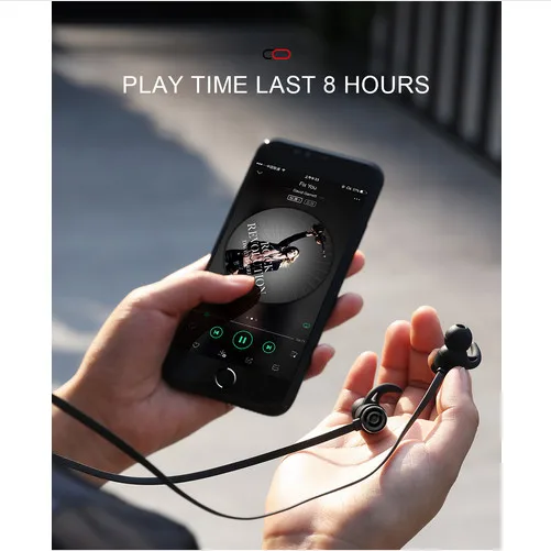 Joyroom D4 Bluetooth наушники Беспроводная спортивная Гарнитура наушники магнитные IPX5 водонепроницаемые наушники для iPhone samsung huawei