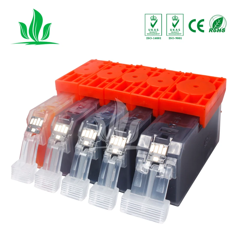 12 шт. 525XL Совместимый картридж для Canon PGI525 iP4850 iP4950 MG5150 MG5250 MG6150 MG8150 MX885 MG5350 MG6250 |