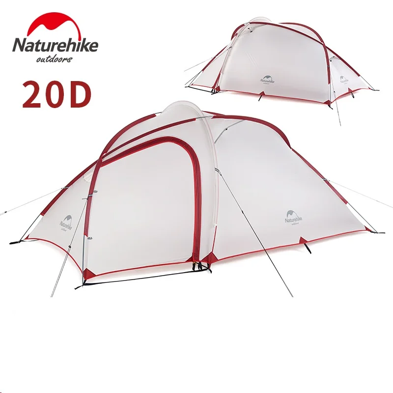 NatureHike Hybi 3 человека Сверхлегкая палатка для кемпинга с ковриком большая семейная