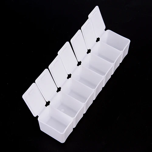 7 Days Weekly Tablet Pill Medicine Box Holder Storage Organizer Container Case Splitters | Красота и здоровье